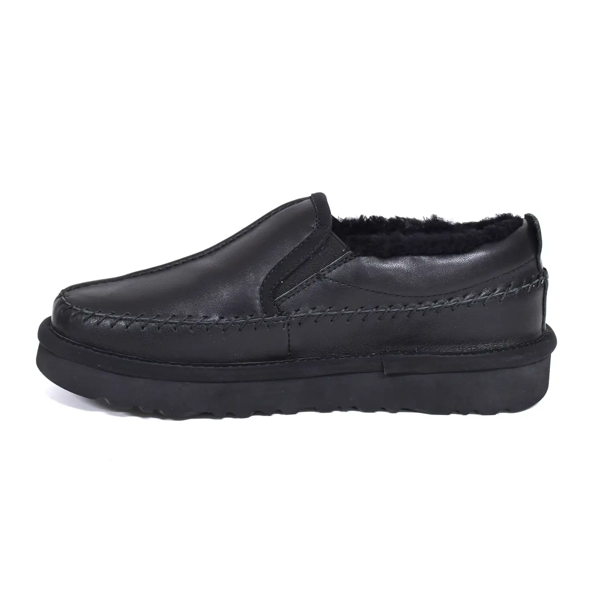 Stitch Slip Leather — Leather Black