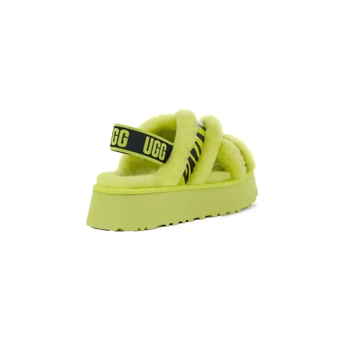 Disco Cross Slide — - Key Lime — Green