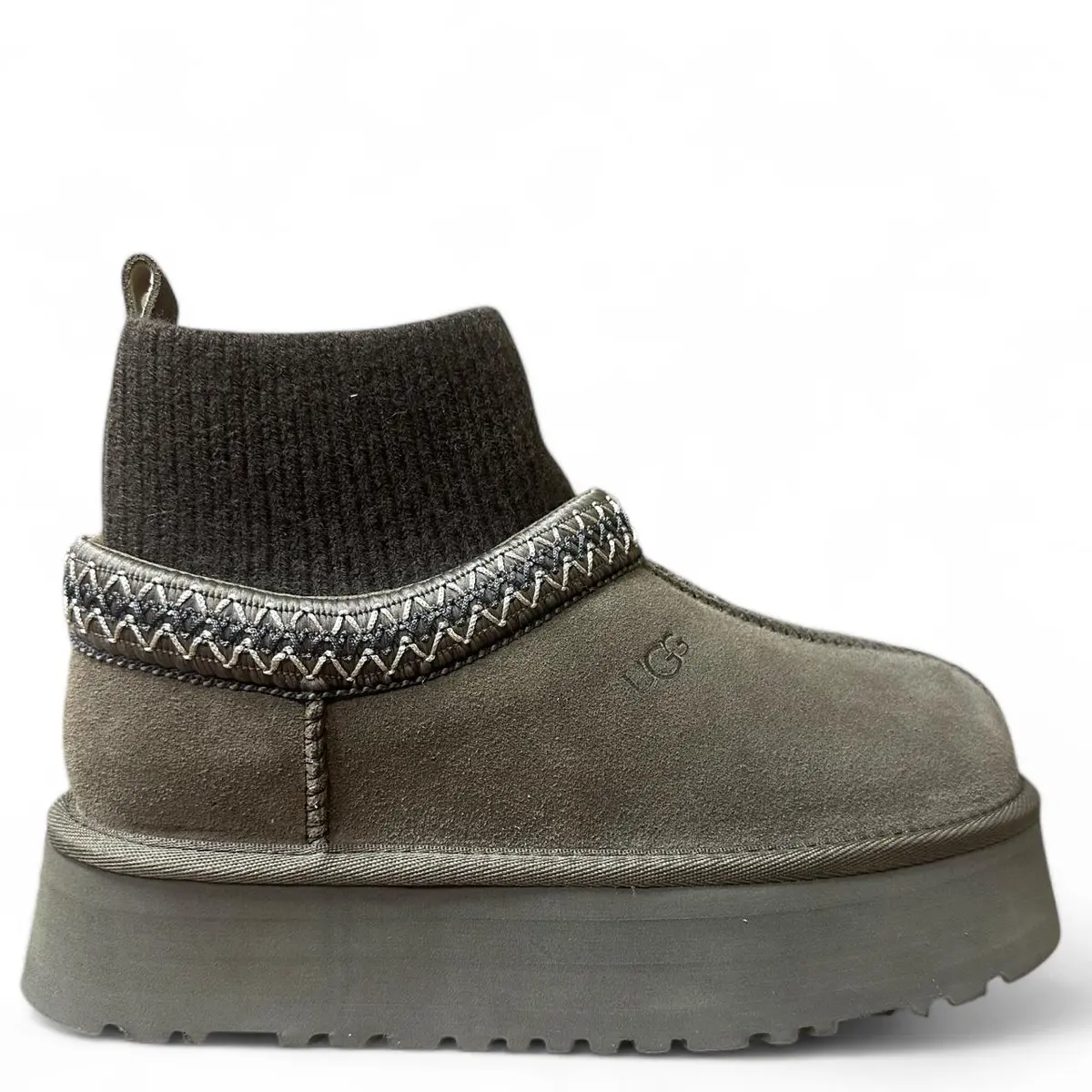Tazz Platform Knit — Chocolate
